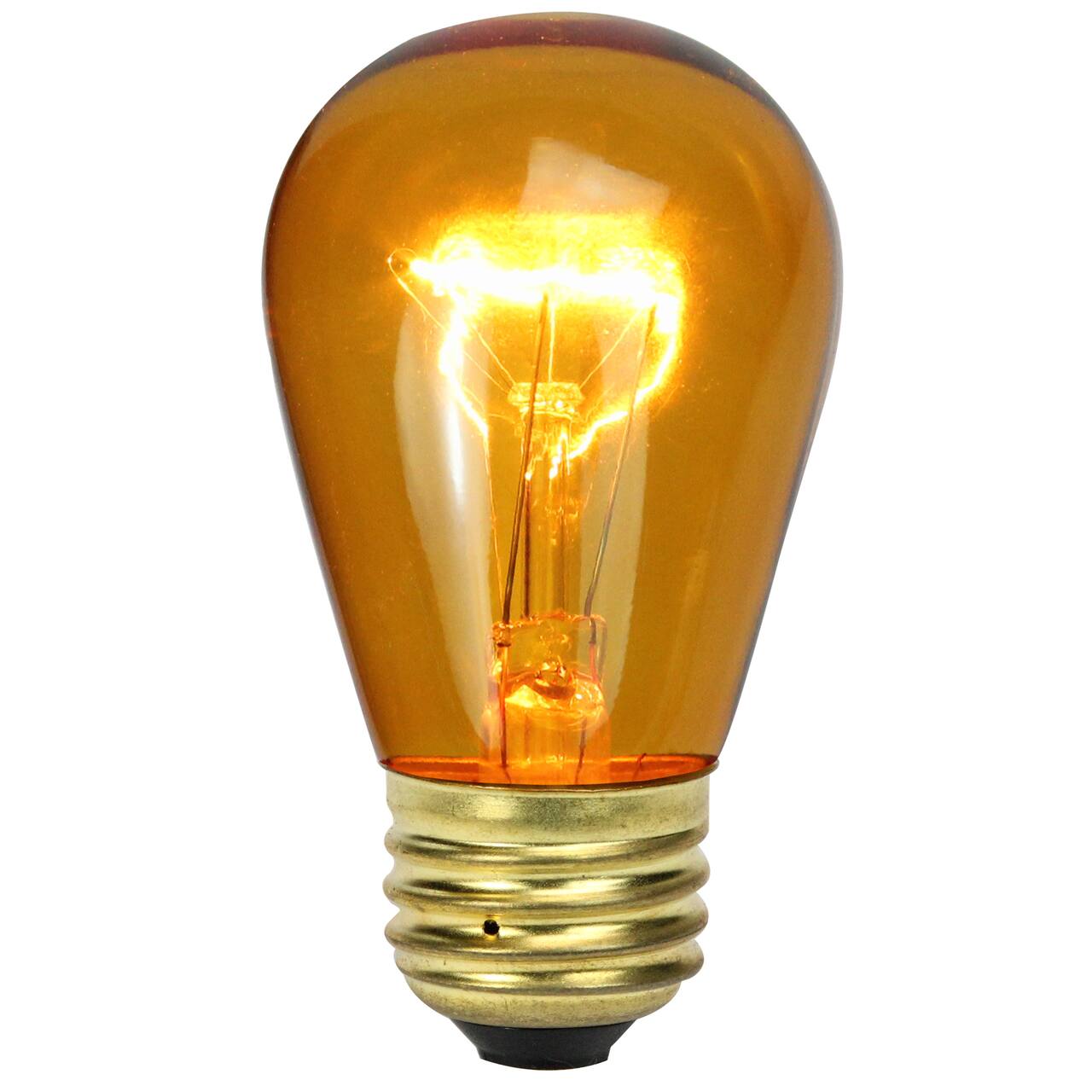 Transparent Incandescent S14 Replacement Christmas Bulbs, 25ct.